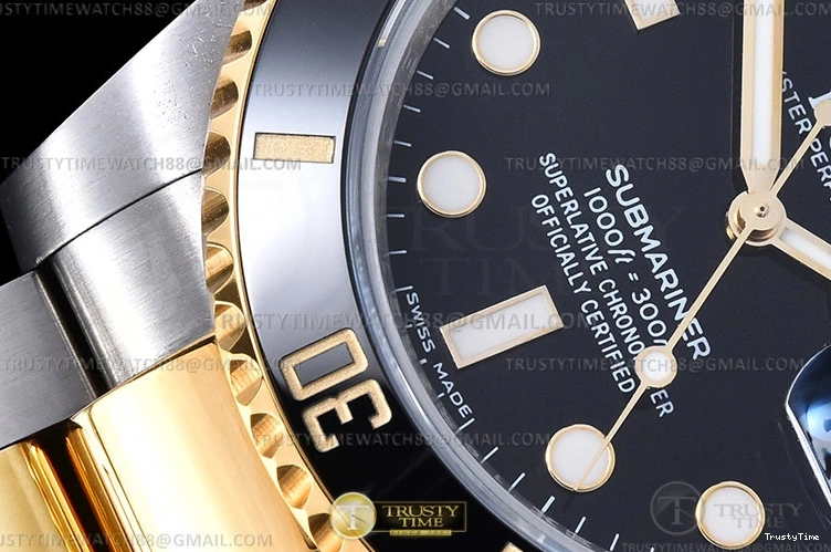 0926 Submariner 116613LN Wrp 904 YG SS Blk KF VR AllSeason 1090